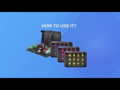 4 গ্যাং ফোর্ড সুইচ প্যানেল মাধ্যমে সার্কিট কন্ট্রোল সিস্টেম রিলে সিস্টেম & মুছা লাইট রকার সুইচ