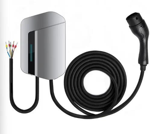 7kW ওয়ালবক্স কার চার্জার আইইসি 62196 TYPE2 সংযোগকারী EV স্মার্ট APP EV চার্জার