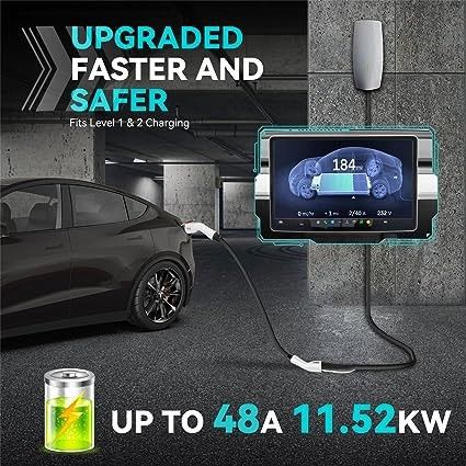 মডেল 3 ইলেকট্রিক ভেহিকেল কার চার্জার 11kw 22kw পোর্টেবল EV চার্জার টাইপ 2