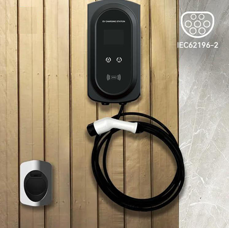 OEM 7Kw ইলেকট্রিক ইভি চার্জার ওয়ালবক্স টাইপ 2 ইভি হোম চার্জার লেভেল 2