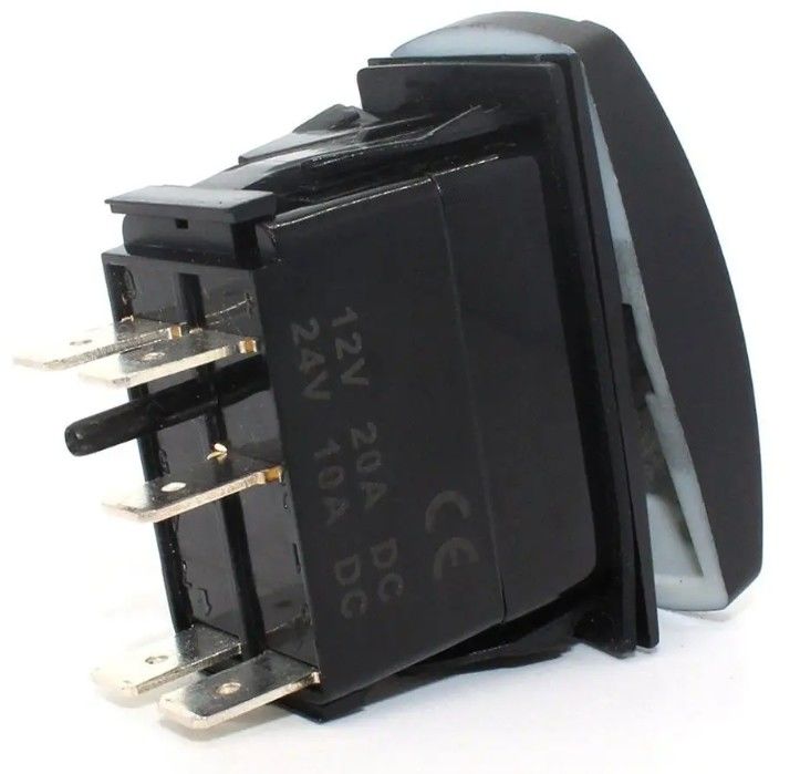 ডিসি 24v 10a 20a নিরাপত্তা রকার সুইচ গাড়ি নৌকা মেরিন টগল প্রিন্ট লেজার 12v