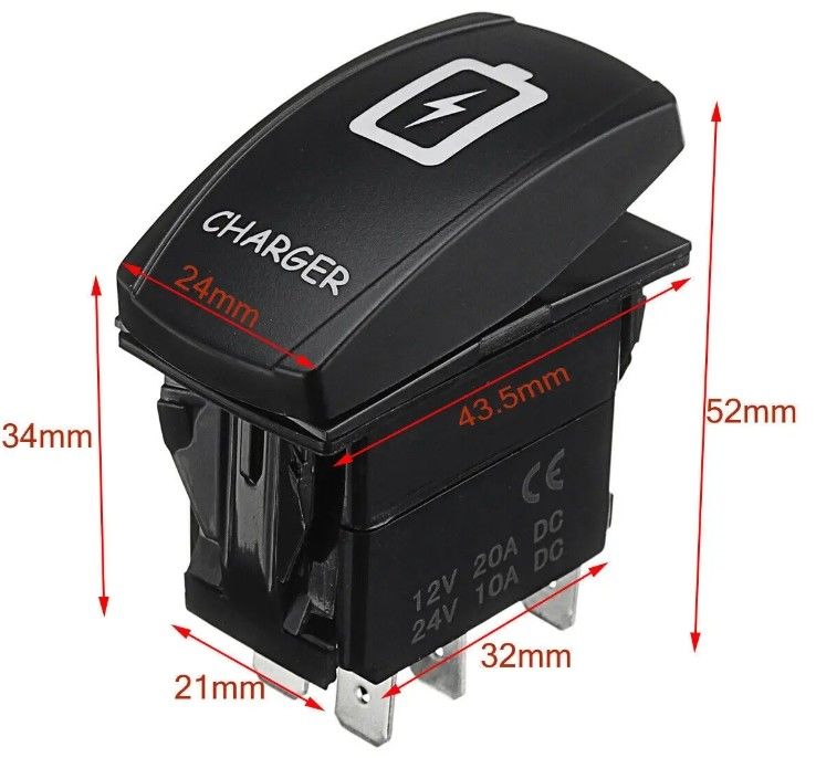 12V 24V ই এম কাস্টমাইজড প্রতীক সামুদ্রিক নেতৃত্বাধীন জলরোধী 24 ভোল্ট সামুদ্রিক 4 পিন 5 পিন Onoffon রকার সুইচ