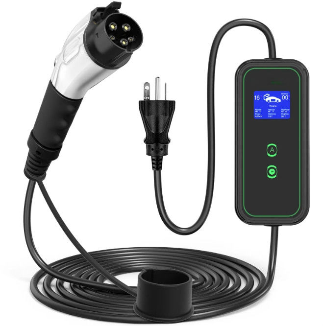 টাইপ১ SAE J1772 16A 32A 40A পোর্টেবল ইভি চার্জার UL&CE&FCC&ROHS সার্টিফিকেশন সহ