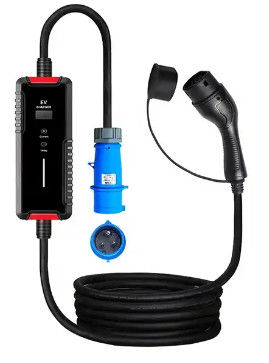 3.5KW 16A 7KW 32A হোম অ্যাপ্লিকেশন সংযোগকারী গাড়ি বৈদ্যুতিক চার্জার টাইপ 2 এসি ইভ পোর্টেবল চার্জার