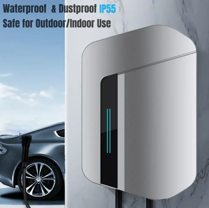 বাণিজ্যিক এসি ওয়ালবক্স চার্জার 7kw Ocpp1.6 Ac Ev Wallbox TESLA NACS এর জন্য বৈদ্যুতিক গাড়ির চার্জিং স্টেশন